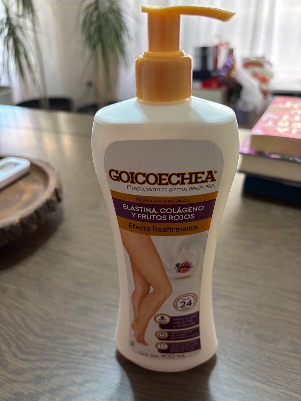 Firming Leg Cream with Elastin, Collagen & Red Fruits - Yellow Pump